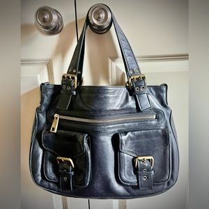 Marc Jacobs black leather Stella shoulder bag special edition